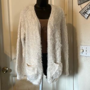 Super soft small off white cardigan